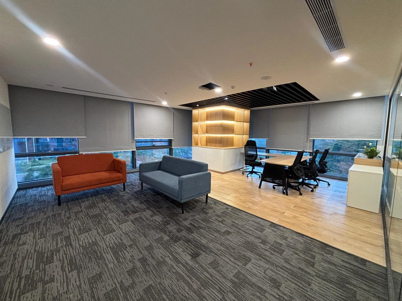 91 Springboard Coworking office interior design project in Hyderabad by DesignArcInteriors